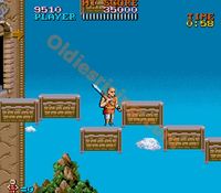 une photo d'Ã©cran de Tiger Road sur Arcade